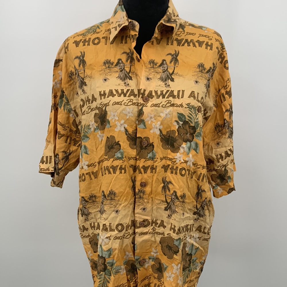 Hawaiian shirt luau shirt by Puritan size Medium